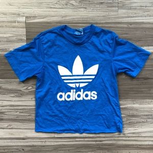 Adidas original cropped tee shirt